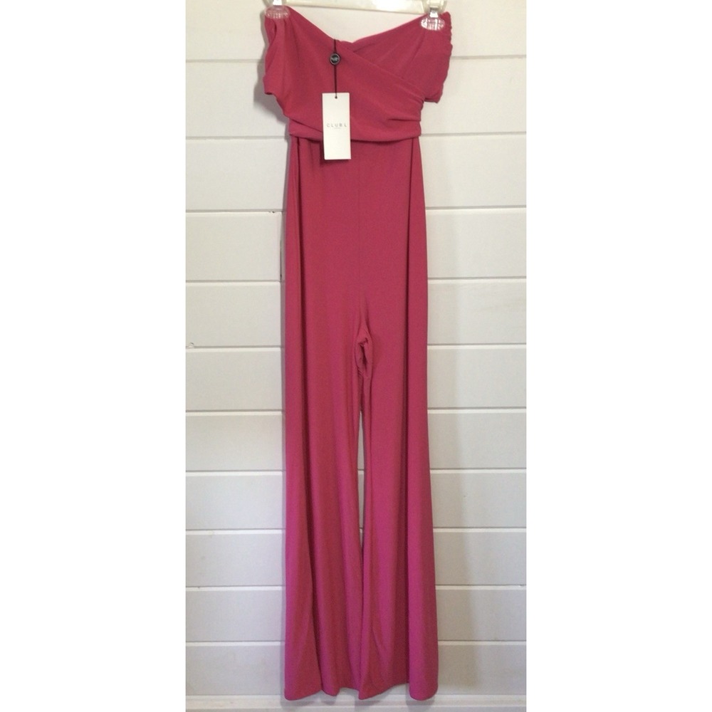 Jumpsuit Hot Pink Club L  London Size 4 Boutique Party Wedding Special Occasion